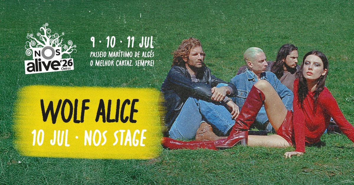 wolf alice nos alive palco nos stage 10 julho 2026 lisboa portugal